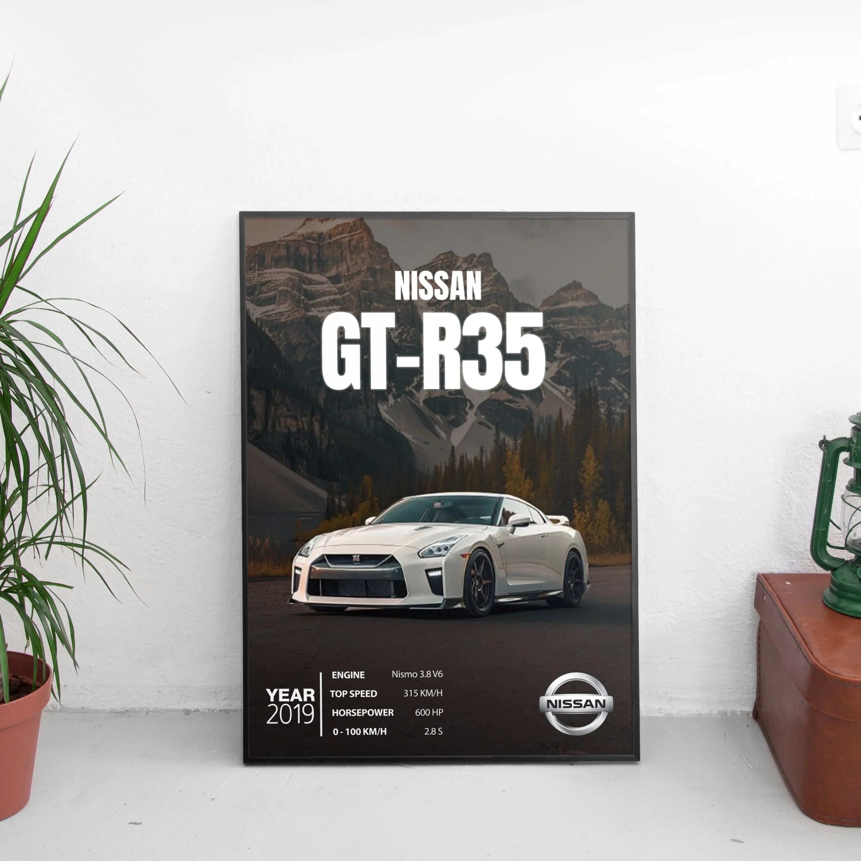 Nissan GT-R35 Poster (2019) - Custom Car Poster