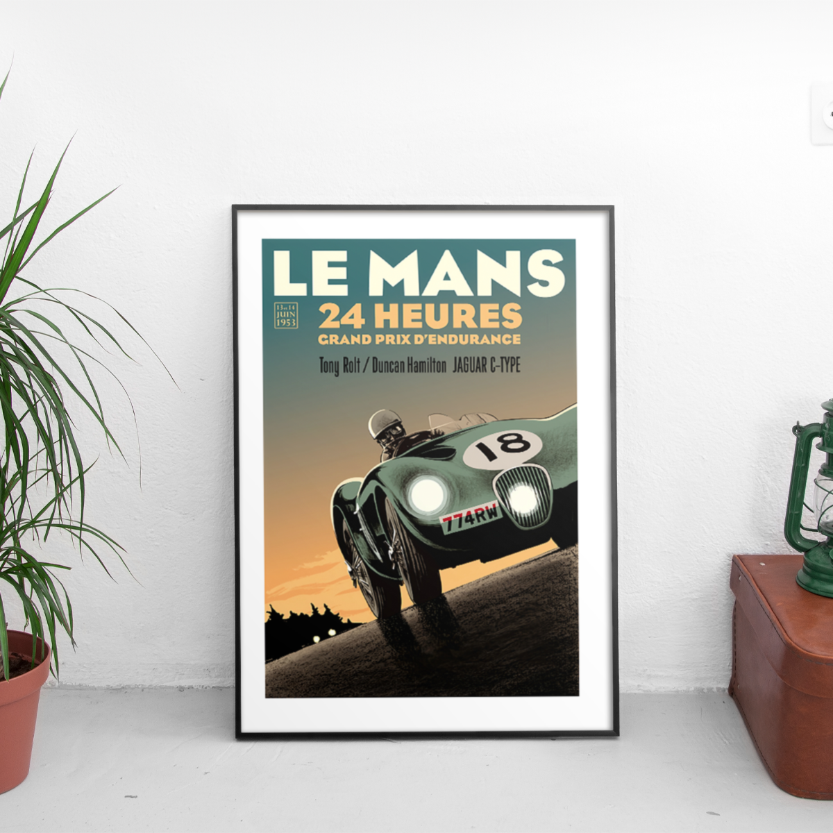 LE MANS Retro Poster - Custom Car Poster
