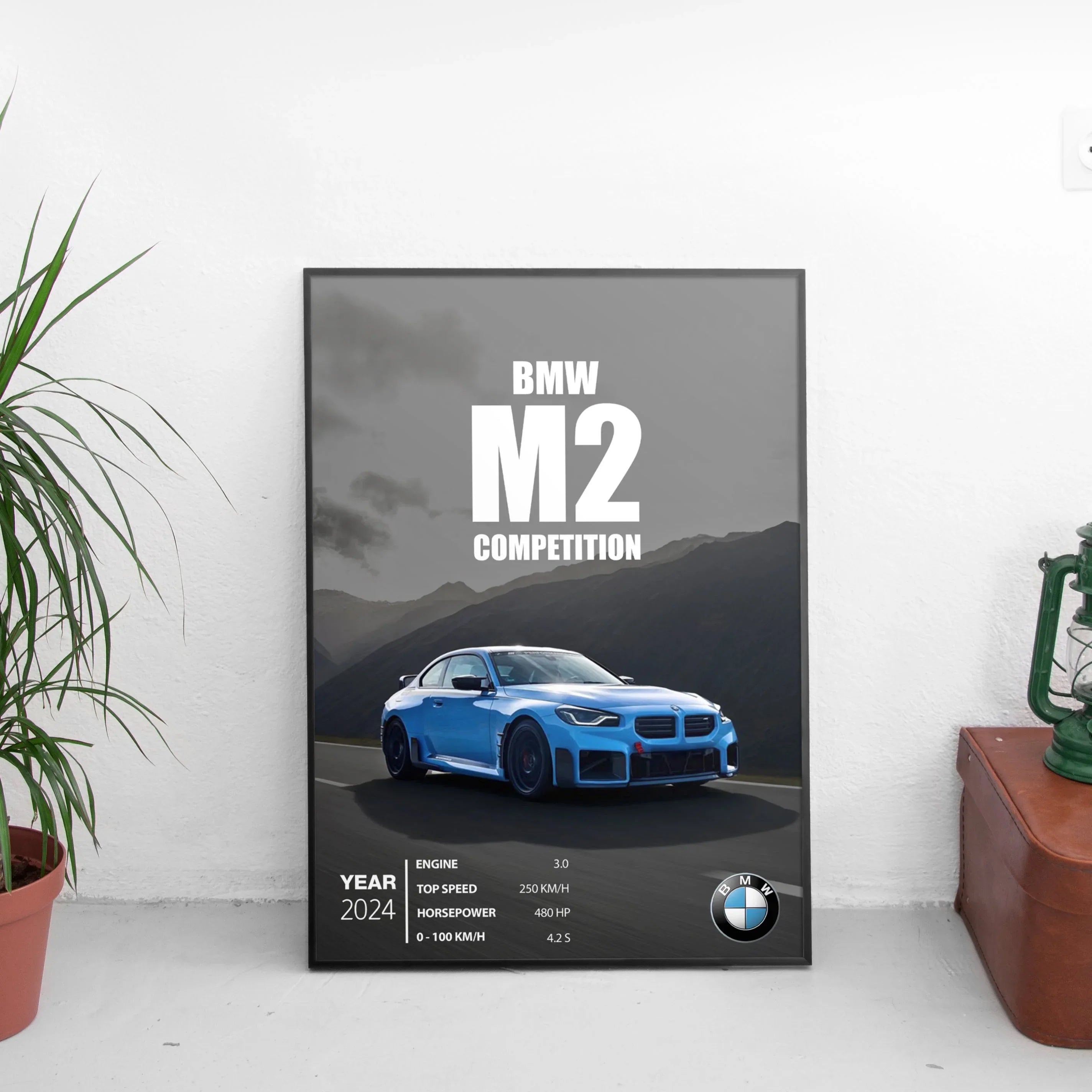 BMW M2 Poster (2024) - Custom Car Poster