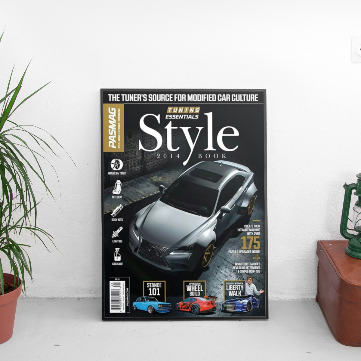 PASMAG Style Book - Liberty Walk - framed wall mockup