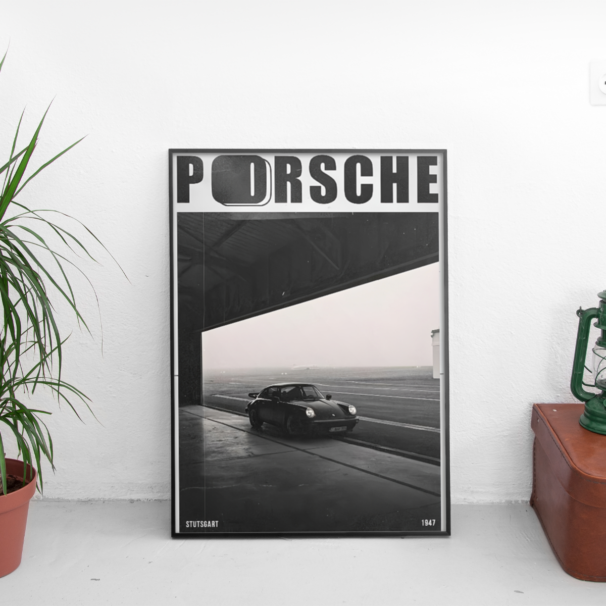 Porsche Stuttgart Heritage Poster (1947) - Custom Car Poster