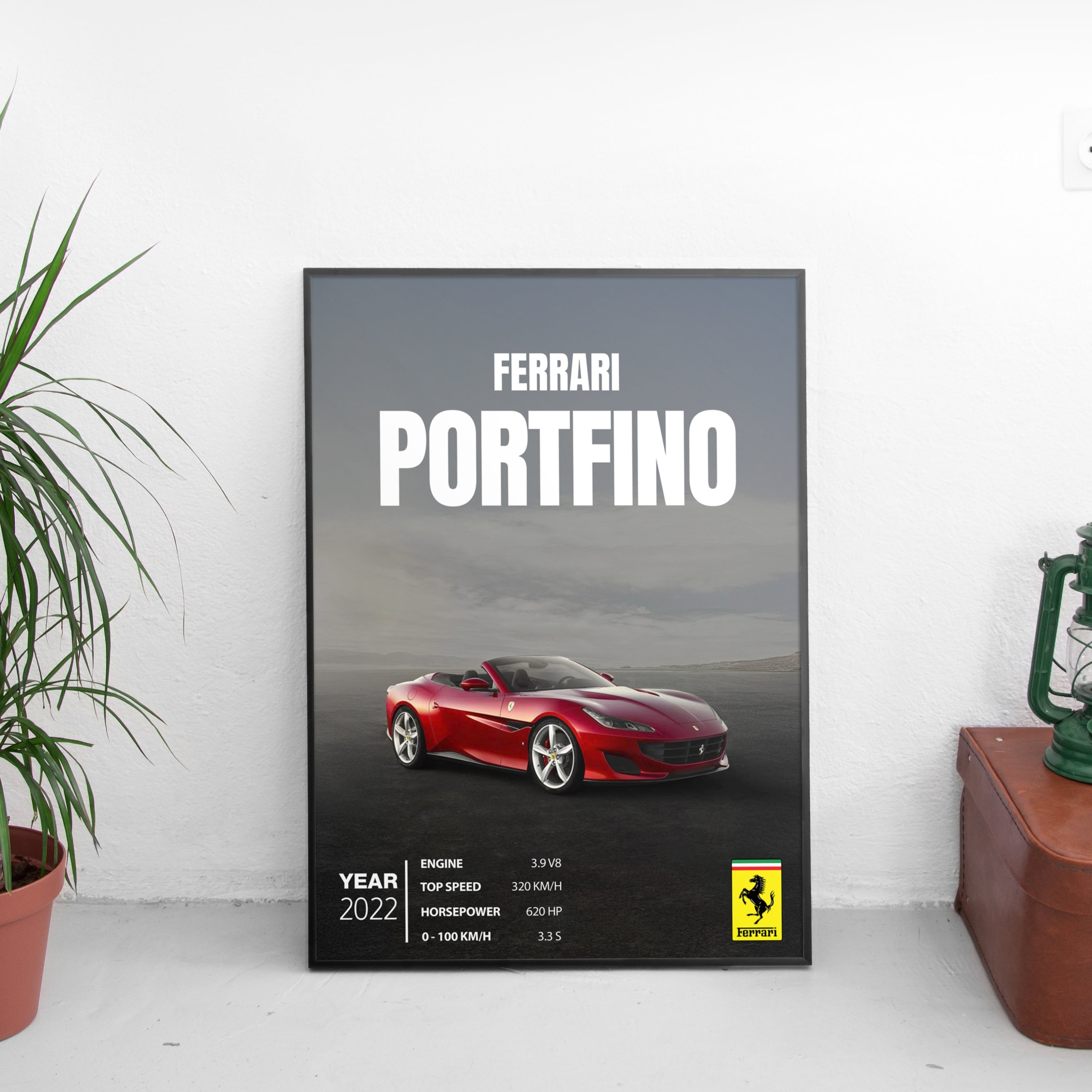 Ferrari Portofino Poster (2022)