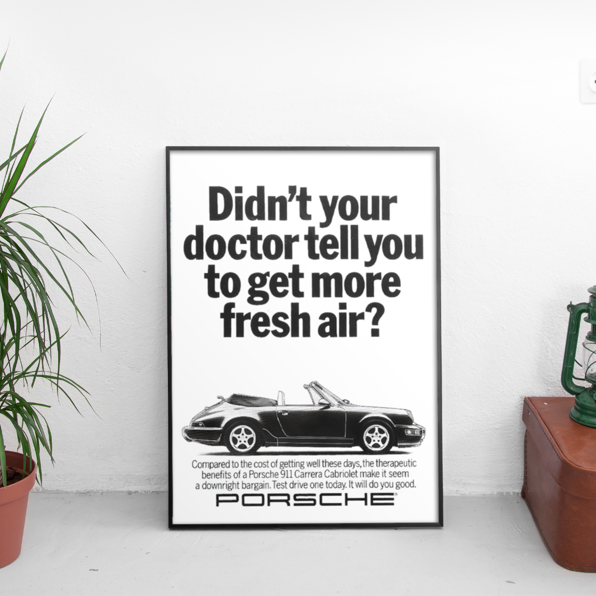 Porsche Quote Poster - Custom Car Poster