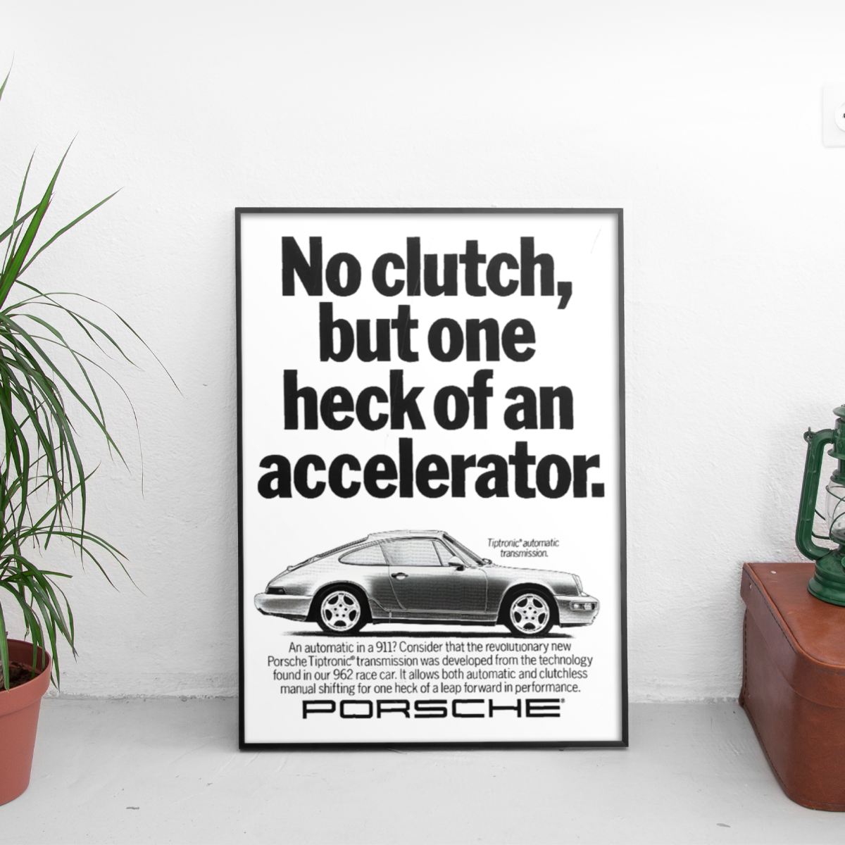Porsche Quote Poster - Custom Car Poster