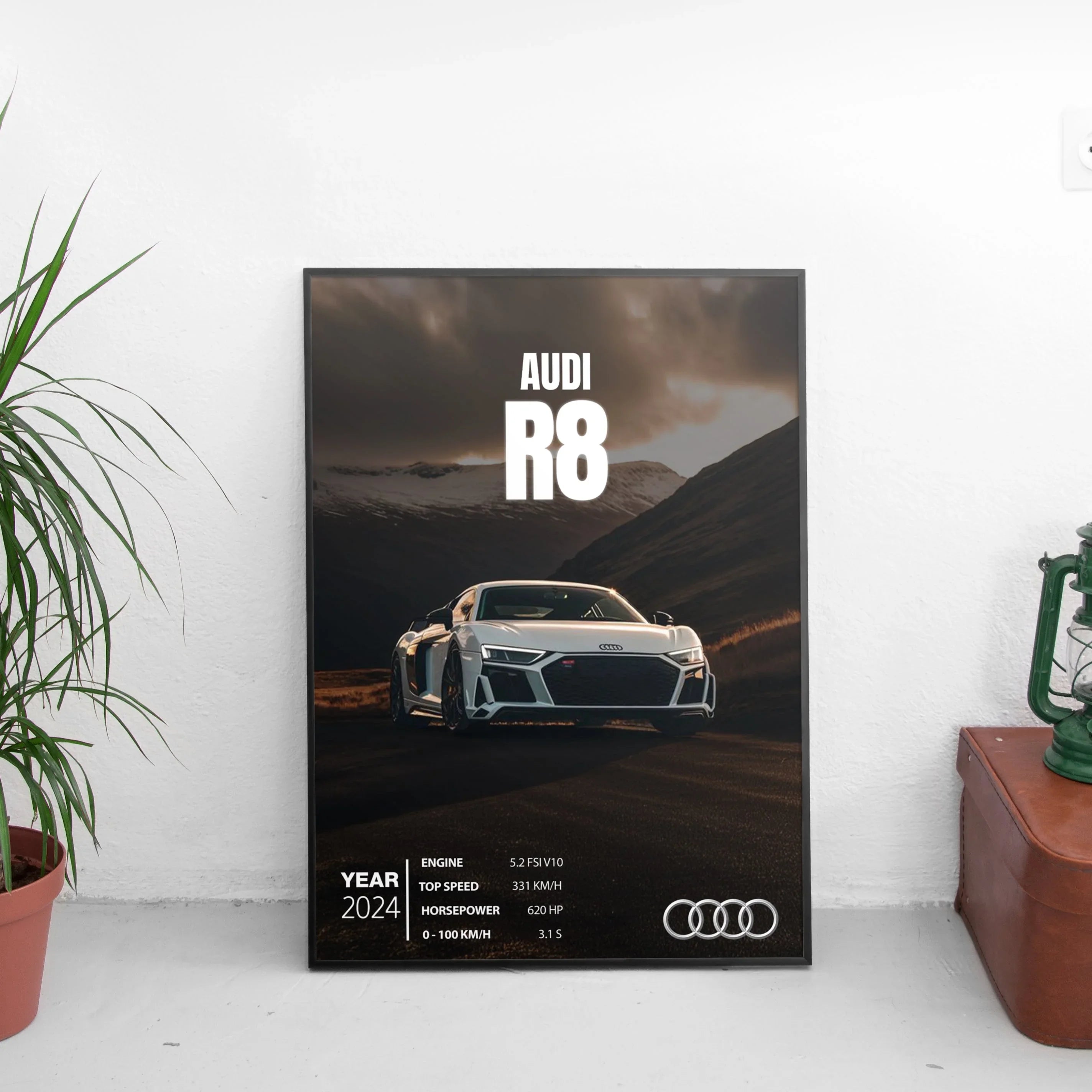 Audi R8 Poster (2024) - Custom Car Poster