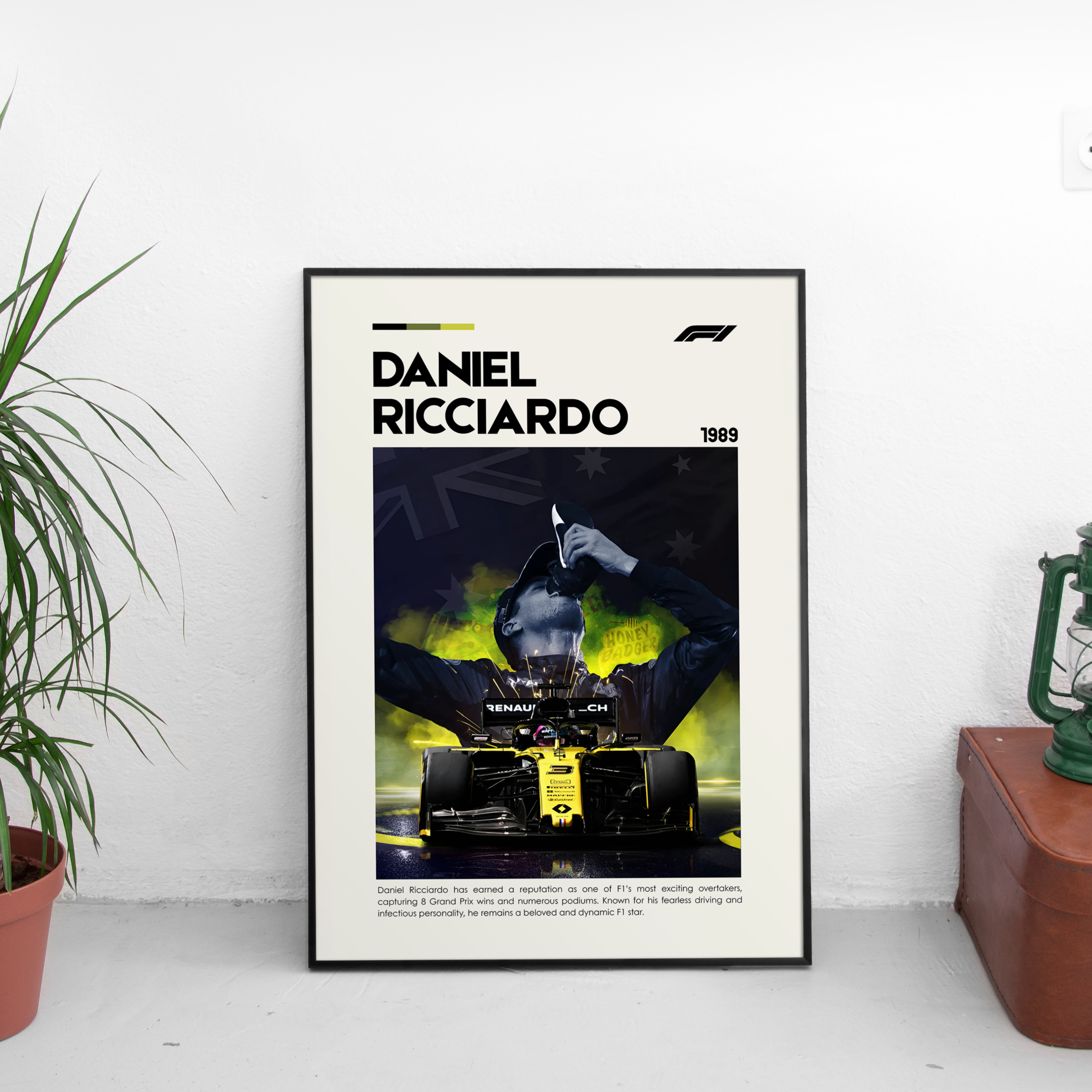 Daniel Ricciardo Poster - Custom Car Poster
