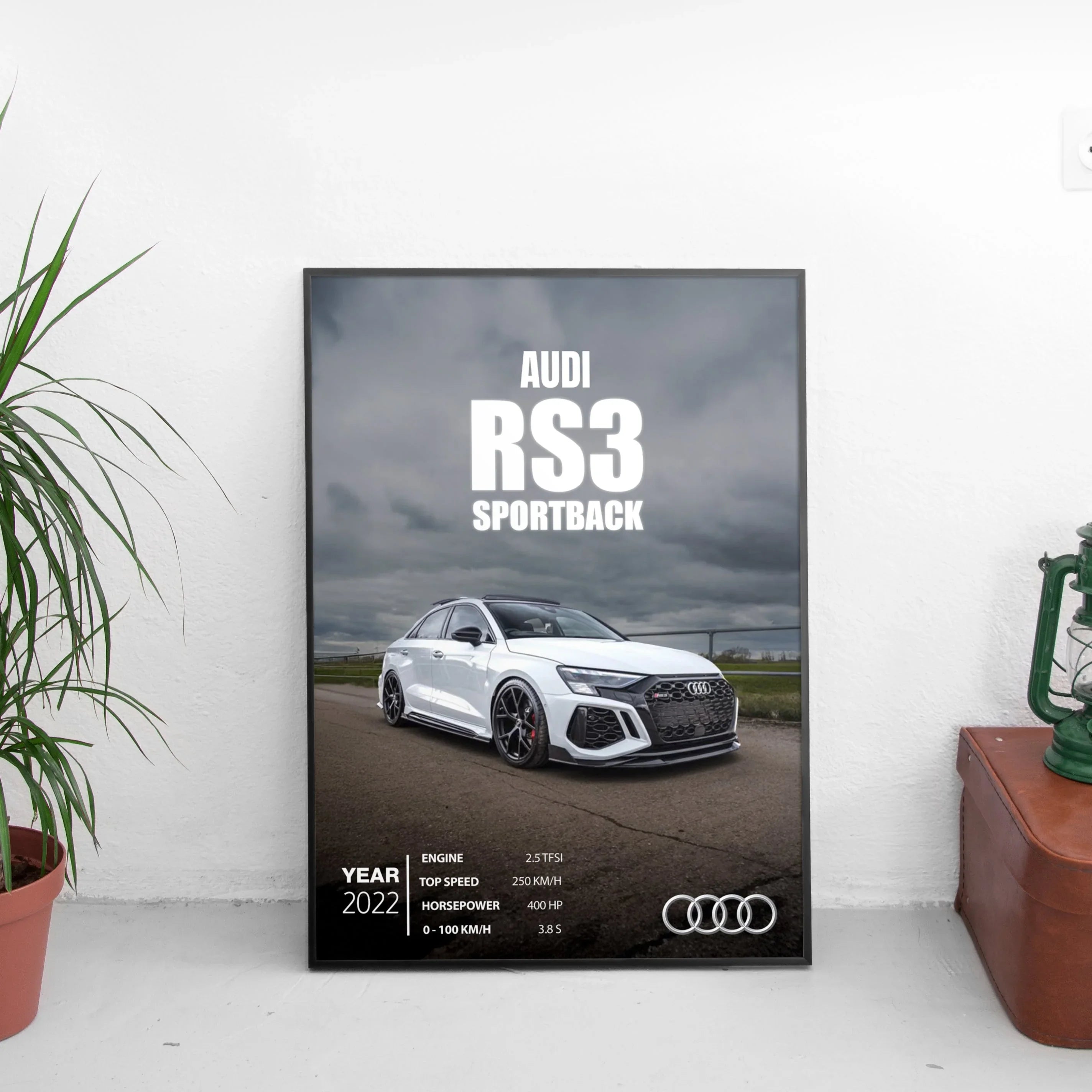 Audi RS3 Poster (2022) - Custom Car Poster