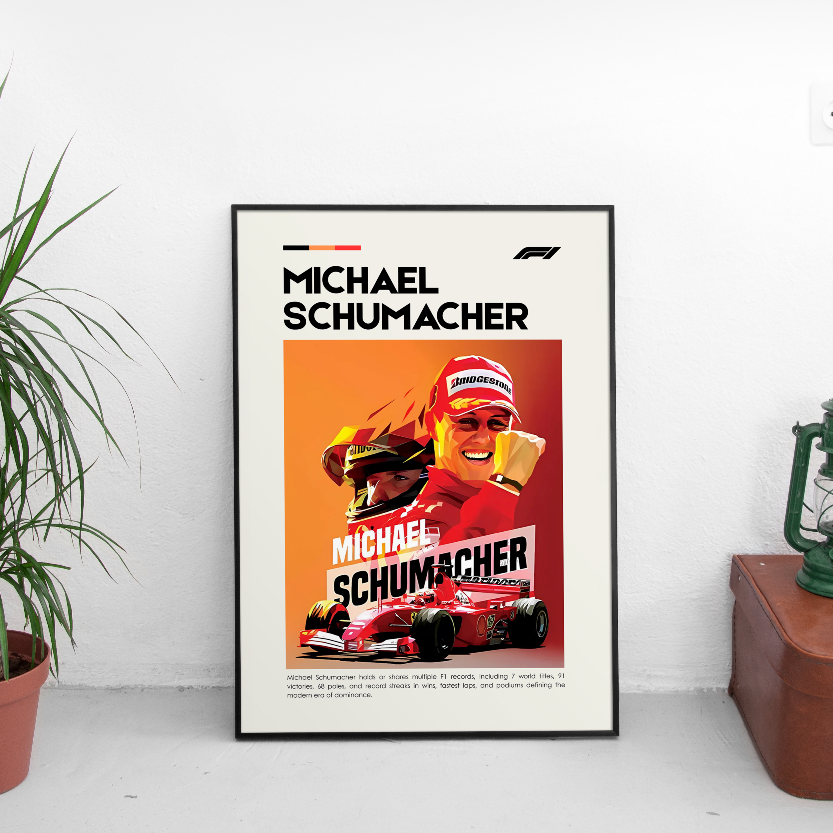 Michael Schumacher Poster - Custom Car Poster