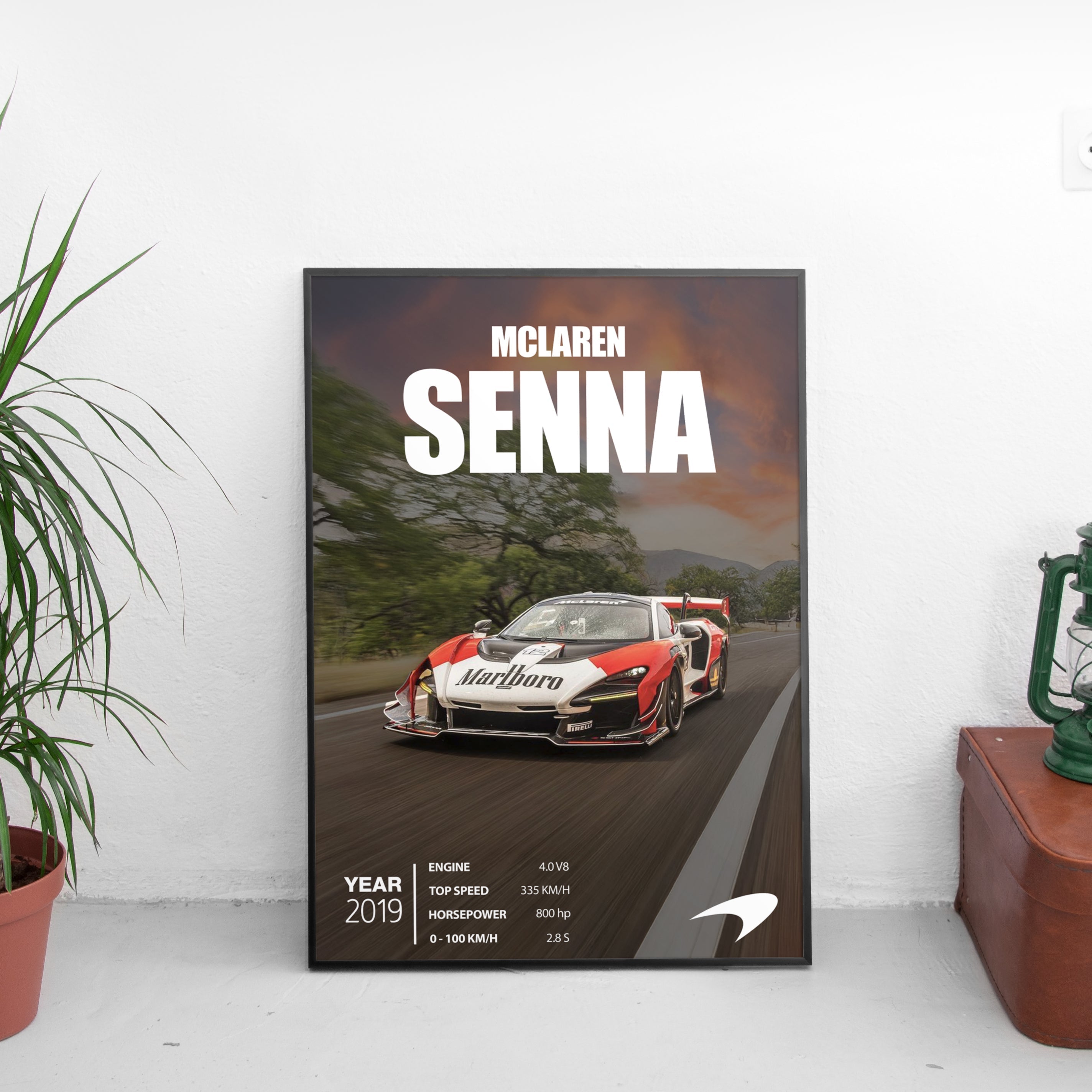 McLaren Senna Poster (2019) - Custom Car Poster