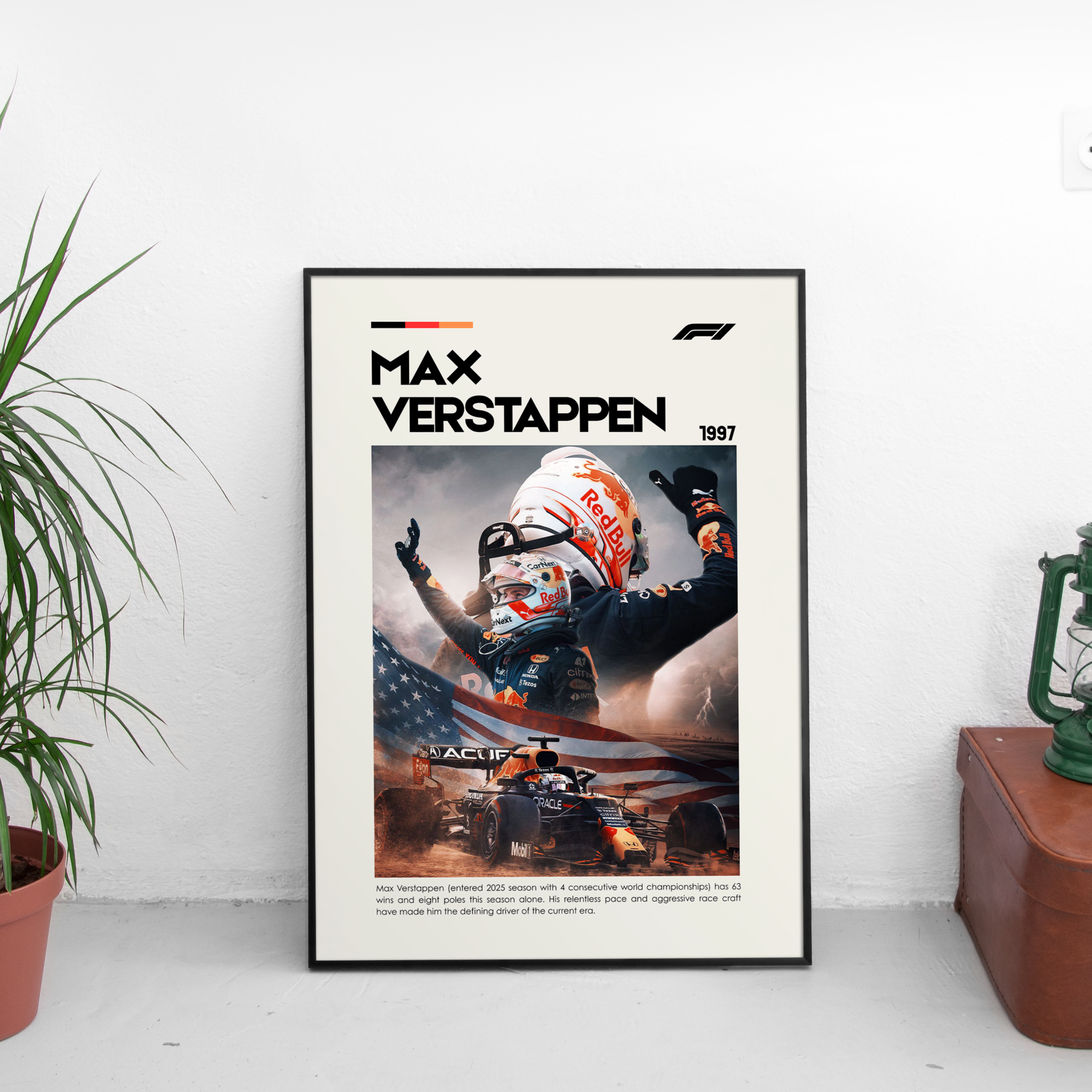 Max Verstappen Poster - Custom Car Poster