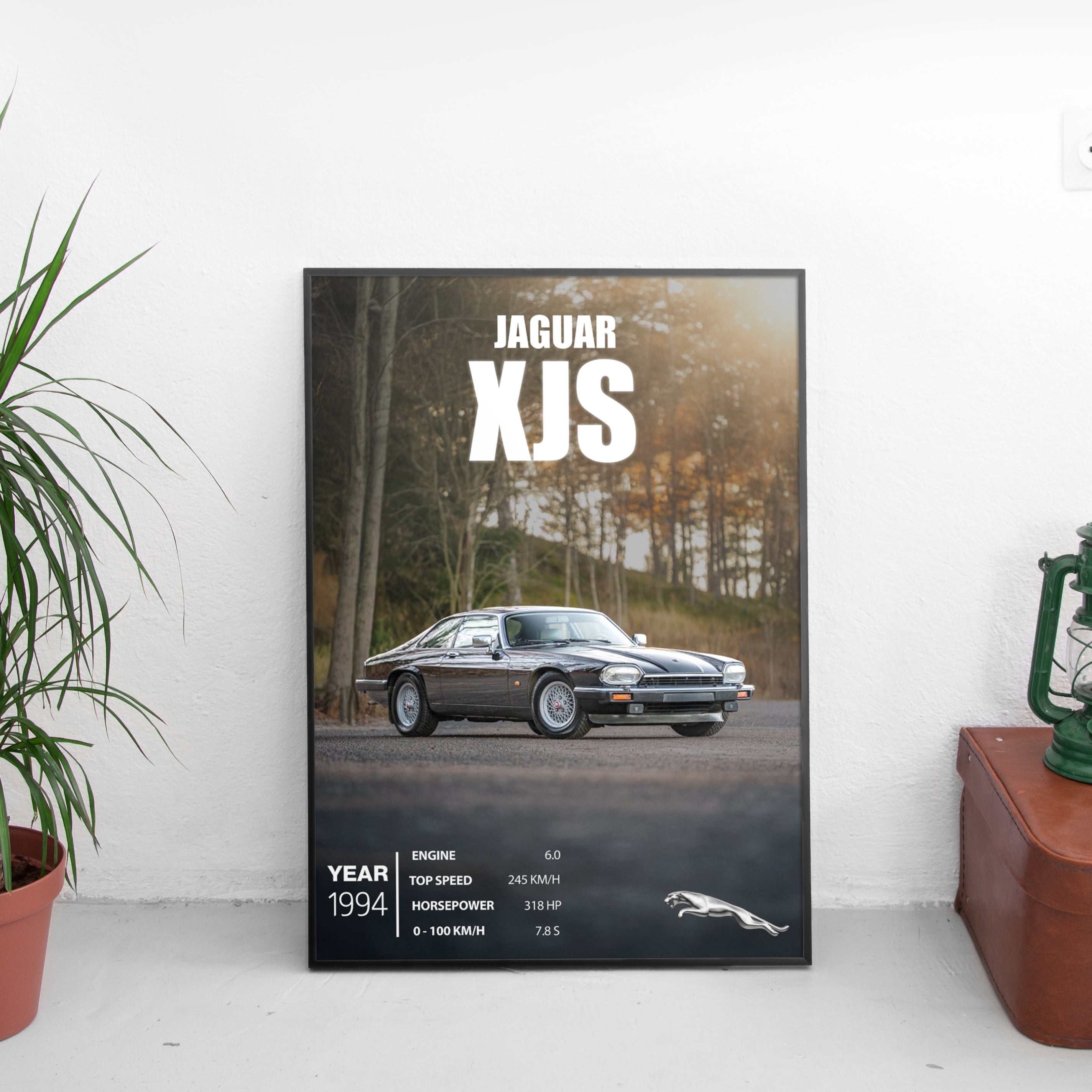 Jaguar XJS Poster (1994) - Custom Car Poster