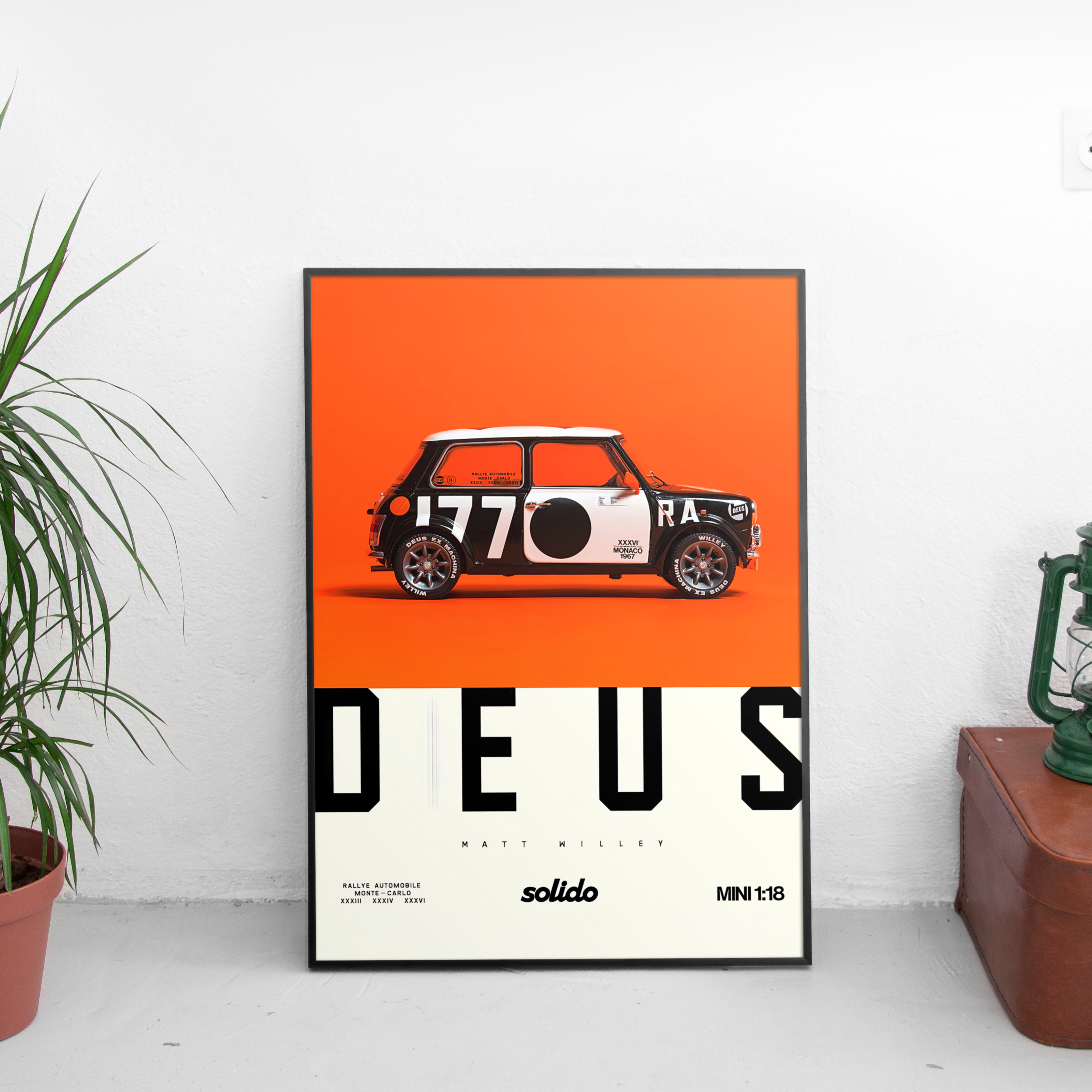 MAT WILLEY Mini Cooper Poster - Custom Car Poster